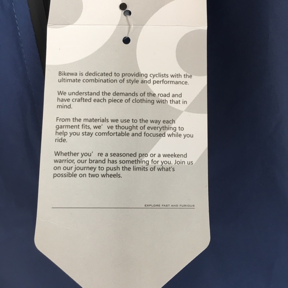 Bikewa Rain Jacket NEW Waterproof Blue Women’s Size L Cycling Outdoor Hiking - Picture 9 of 16